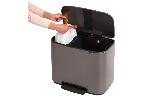 BRABANTIA Treteimer BO 121203 11L/23L, platinum