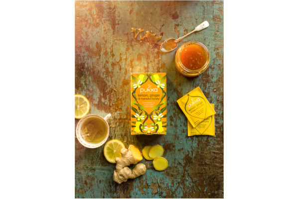 PUKKA Lemon, Ginger, Manuka-Honey 4091010 Bio Kräutertee 20 Beutel