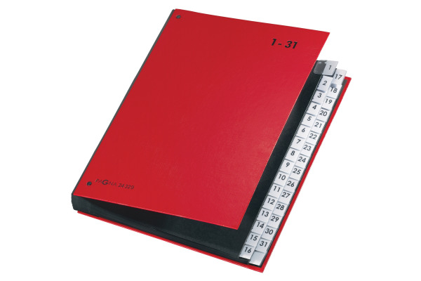 PAGNA Pultordner Color A4 24329-01 rot 1-31