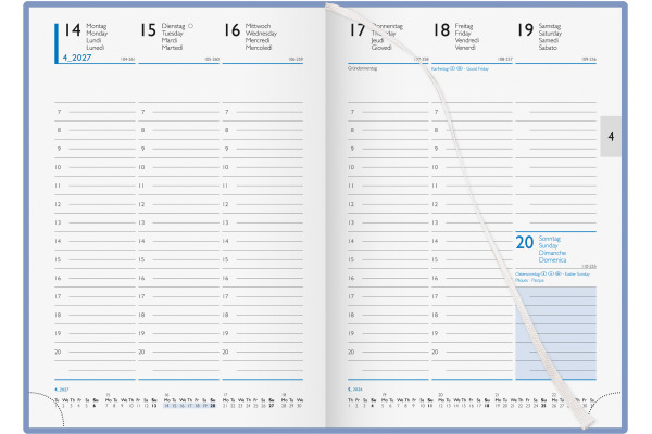 BIELLA GA Colorful 7 2027 809707050 1W/2S blau ML 14.5x20.5cm