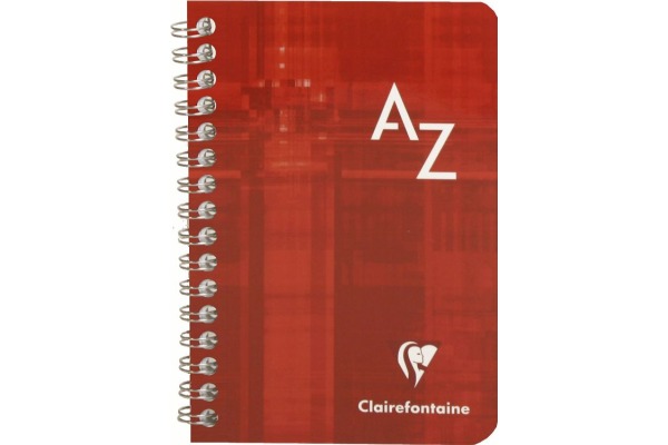 CLAIREFON Adressbuch Index A7 68599C ass., kariert, 5mm 50 Blatt