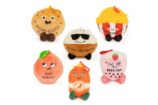 ROOST Schlüsselanhänger Plüsch 9.5cm FP06SNK Food Serie 2, assortiert