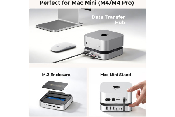 UGREEN 11-in-1 USB-C Dockingstation 95094 Mac,mini, M4 or M4 Pro