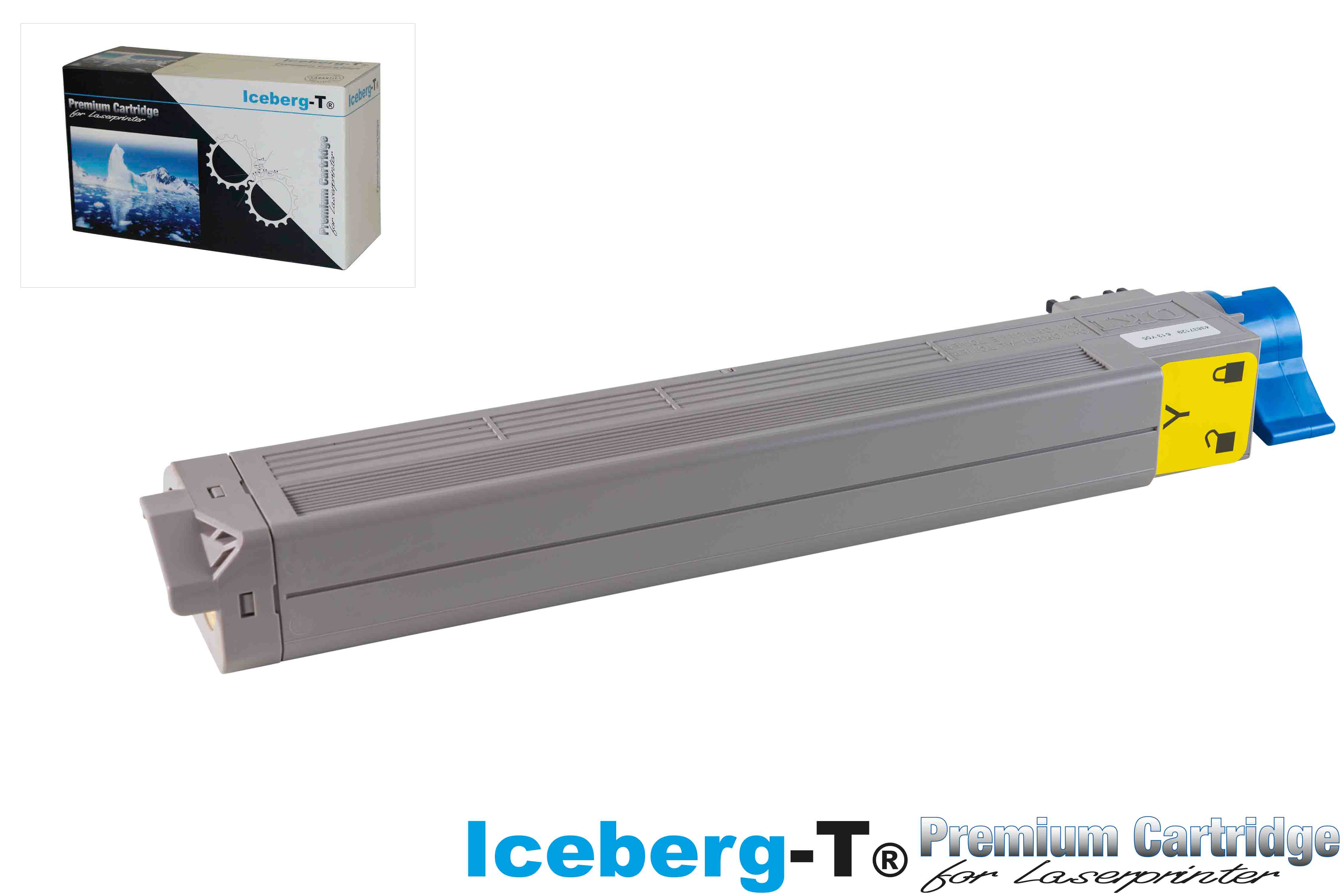 Iceberg-T Toner OKI C9655 22'000 Seiten, yellow