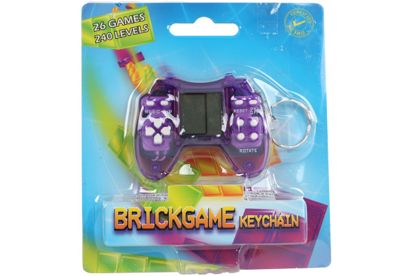 ROOST Schlüsselanhänger 6cm 621853 Brickgame Controller, ass.