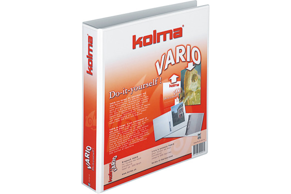 KOLMA Präs.-Ringbuch Vario 5.5cm 04.253.16 2 Ringe weiss A4