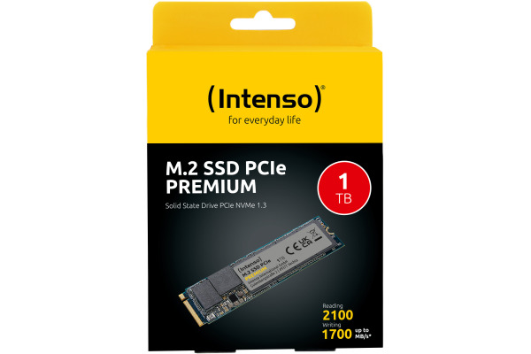 INTENSO M.2 SSD Premium 1TB 3835460 PCIe, m.2 2280