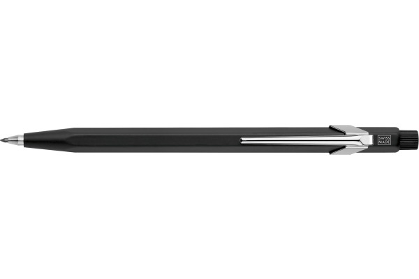 CARAN D'A Druckbleistift Fixpencil 3mm 3.288 schwarz, Knopf ass.