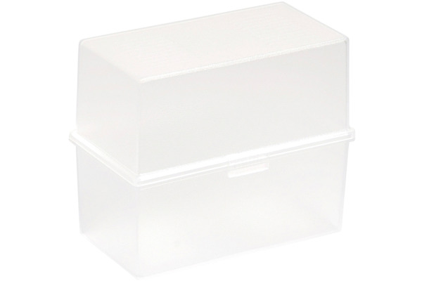 BIELLA Karteibox Eco A6 51731503 transluzent für 200 Karten