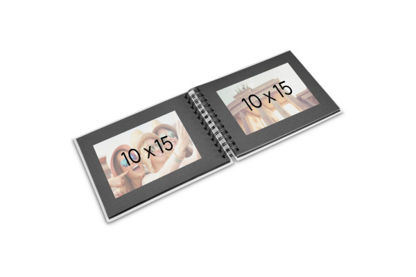 HAMA Spiralalbum Fine Art 24x17cm 9869 salbei 25 Blatt