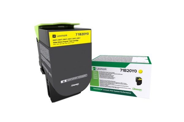 LEXMARK Toner-Modul return yellow 71B20Y0 CS31/41/51x 2300 Seiten