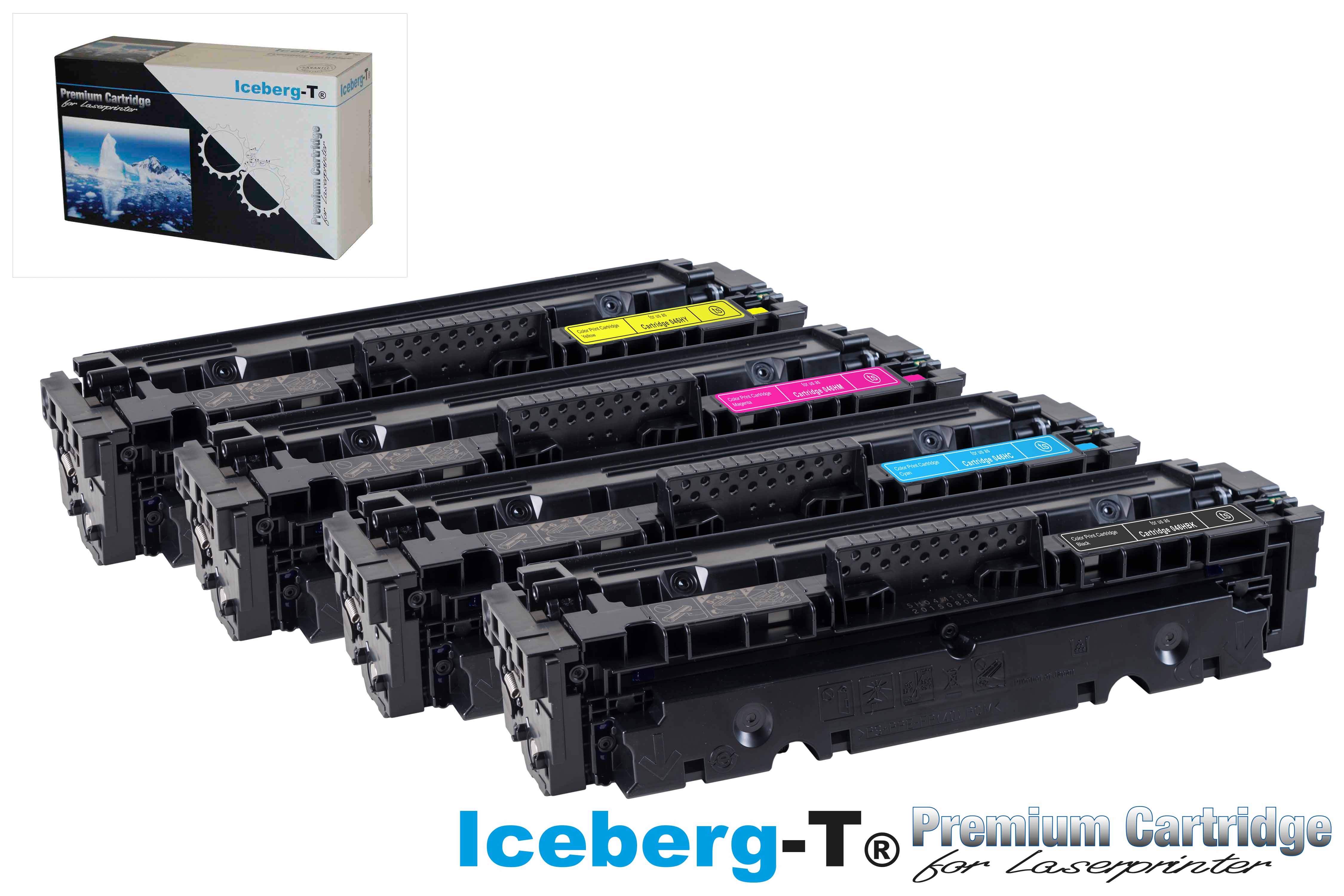 Iceberg-T Toner SET CRG 046H Set mit allen vier Farben
