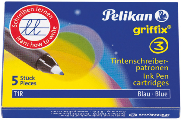 PELIKAN Patrone Griffix T1R blau 5 Stck.