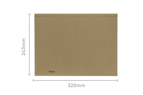 BIELLA Vertikalmappe Recycolor 25342727U 32x23,3/24,3cm, beige 100 St.