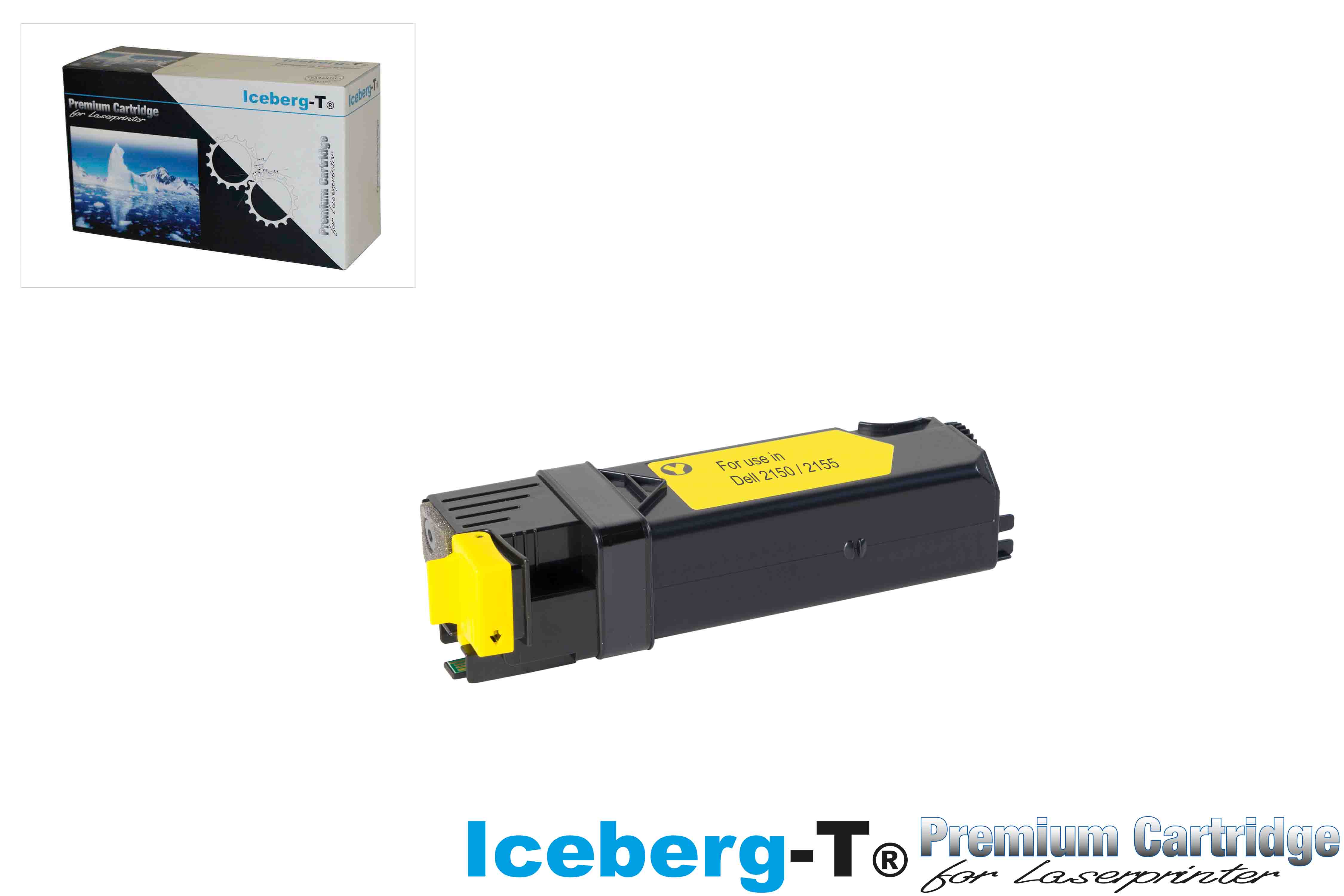 Iceberg-T Toner Dell 2150 2'500 Seiten, yellow