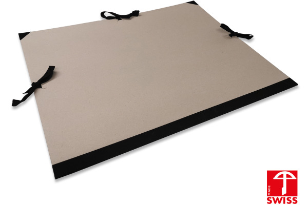 NEUTRAL Zeichenmappe Karton 665050 27x37cm grau