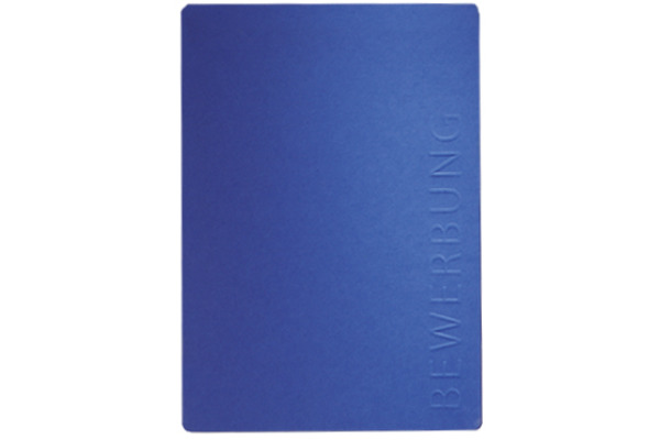 PAGNA Bewerbungsmappe Solo A4 22006-02 blau 5mm