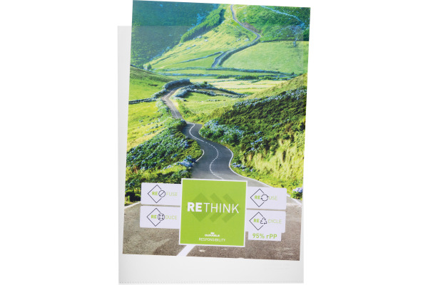 DURABLE Sichtmappen recycling A4 247819 transparent 100 Stück