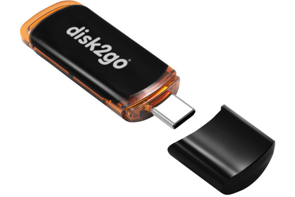 DISK2GO USB-Stick solo 128GB 30006625 Type C USB 3.2