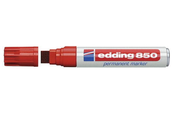 EDDING Permanent Marker 850 5-15mm 850-2 rot