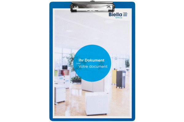 BIELLA Schreibplatte Scripla A4 34940005U blau, Karton hoch