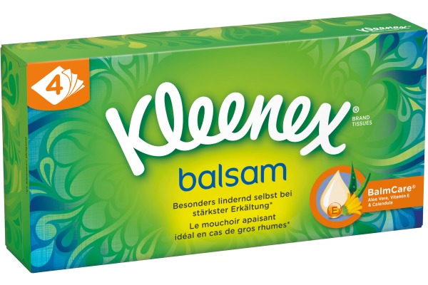 KLEENEX Kosmetiktücher Box Balsam 3391.00.5 2x56 Stück