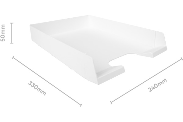 BIELLA Briefablage Parat-Plast A4/C4 30540001U weiss
