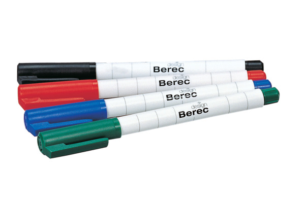 BEREC Whiteboard Marker schmal 1mm 956.04.99 4er Etui