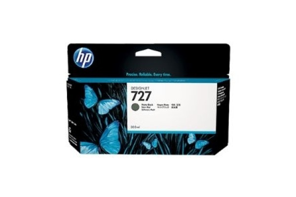 HP Tintenpatrone 727 matte black C1Q12A DesignJet T920/T1500 300ml