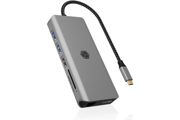ICY BOX Mobile DockingStation IB-DK4061 2xHDMI,USB-C&A,GBit,PD 100W
