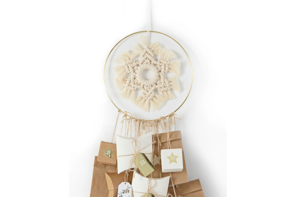 FOLIA Adventskalender 9386 Set Makramee