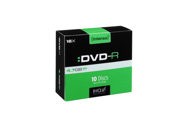 INTENSO DVD-R Slim 4.7GB 4101652 16X 10 Pcs