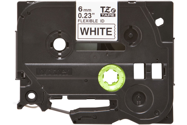 PTOUCH Flexitape lamin. schwarz/weiss TZe-FX211 zu PT-550 6 mm