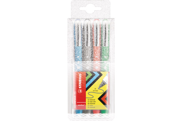 STABILO worker colorful Roller 0.5mm 2019/4 4 Farben ass.