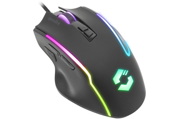 SPEEDLINK DECUS NX Gaming Mouse RGB SL-680024 Wired, Rubber-Black