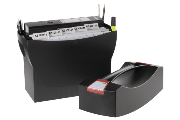HAN Hängemappenbox SwingPlus 1901-13 schwarz 39.7x34.7x15.4cm