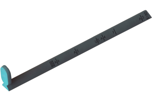 LEITZ Anschlagschiene 5180 51720000 dunkelgrau