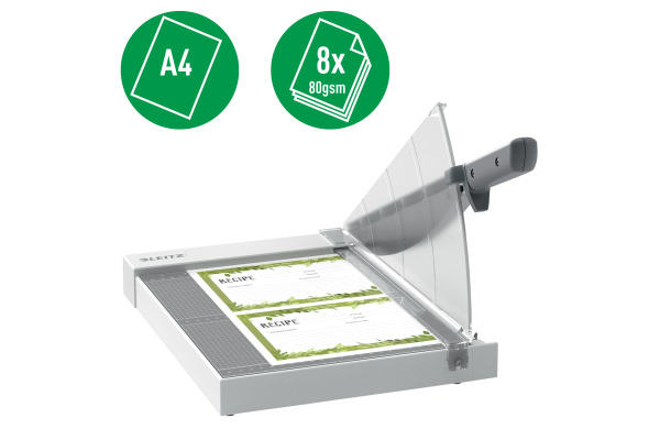 LEITZ Hebelschneidemaschine 90180000 Precision Home A4 / 8 Blatt
