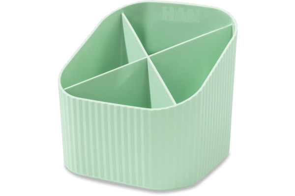 HAN Stifteköcher Re-X-LOOP 17238-805 pastellgrün 4 Fächer