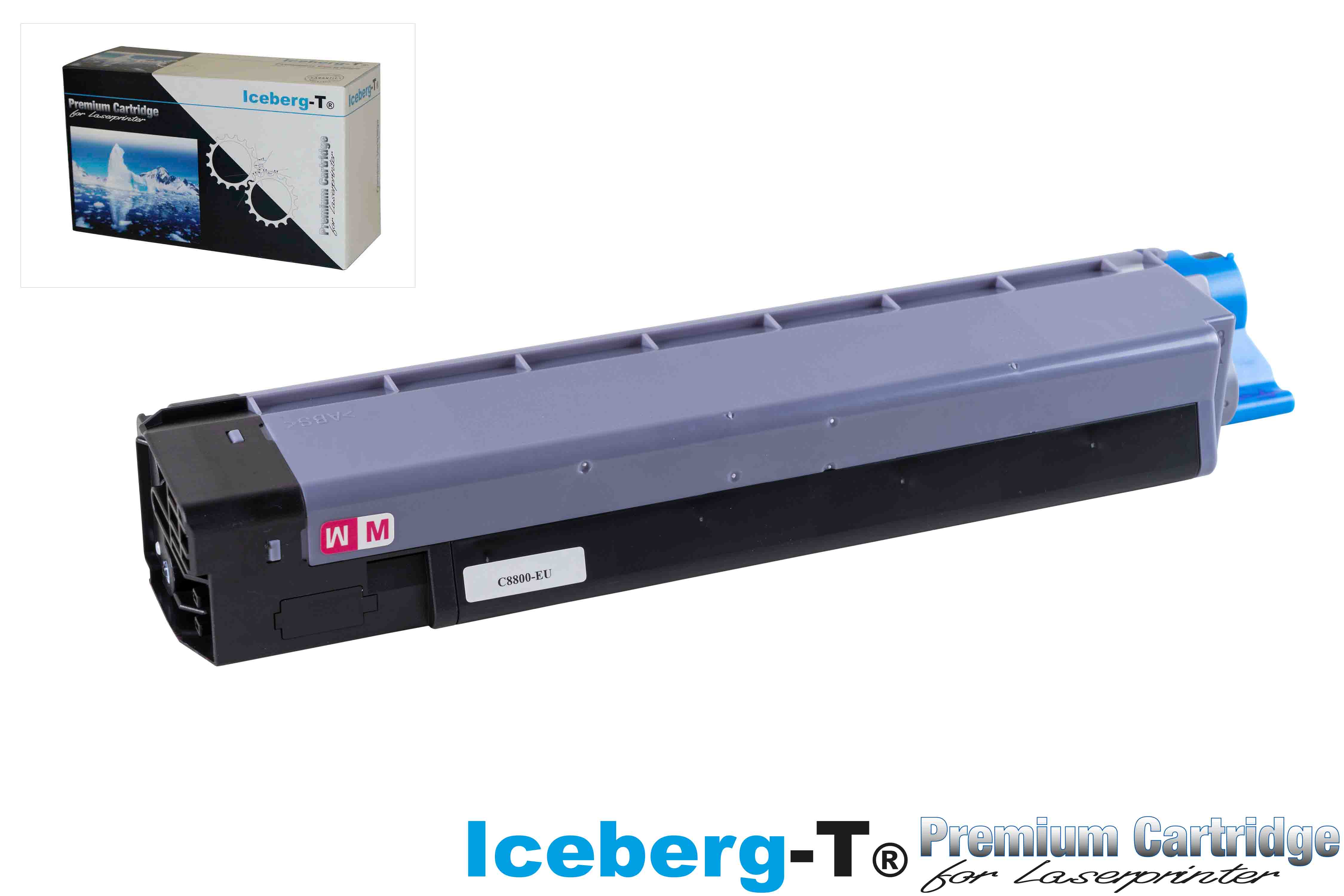 Iceberg-T Toner OKI C8600 6'000 Seiten, magenta
