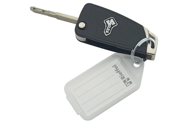 RIEFFEL Schlüsseletiketten 38x22mm KT1000GRÜ vert 100 Stück