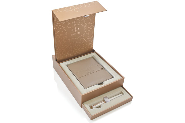 PARKER Geschenkset S1935166 INGENUITY Notizbuch Pearl