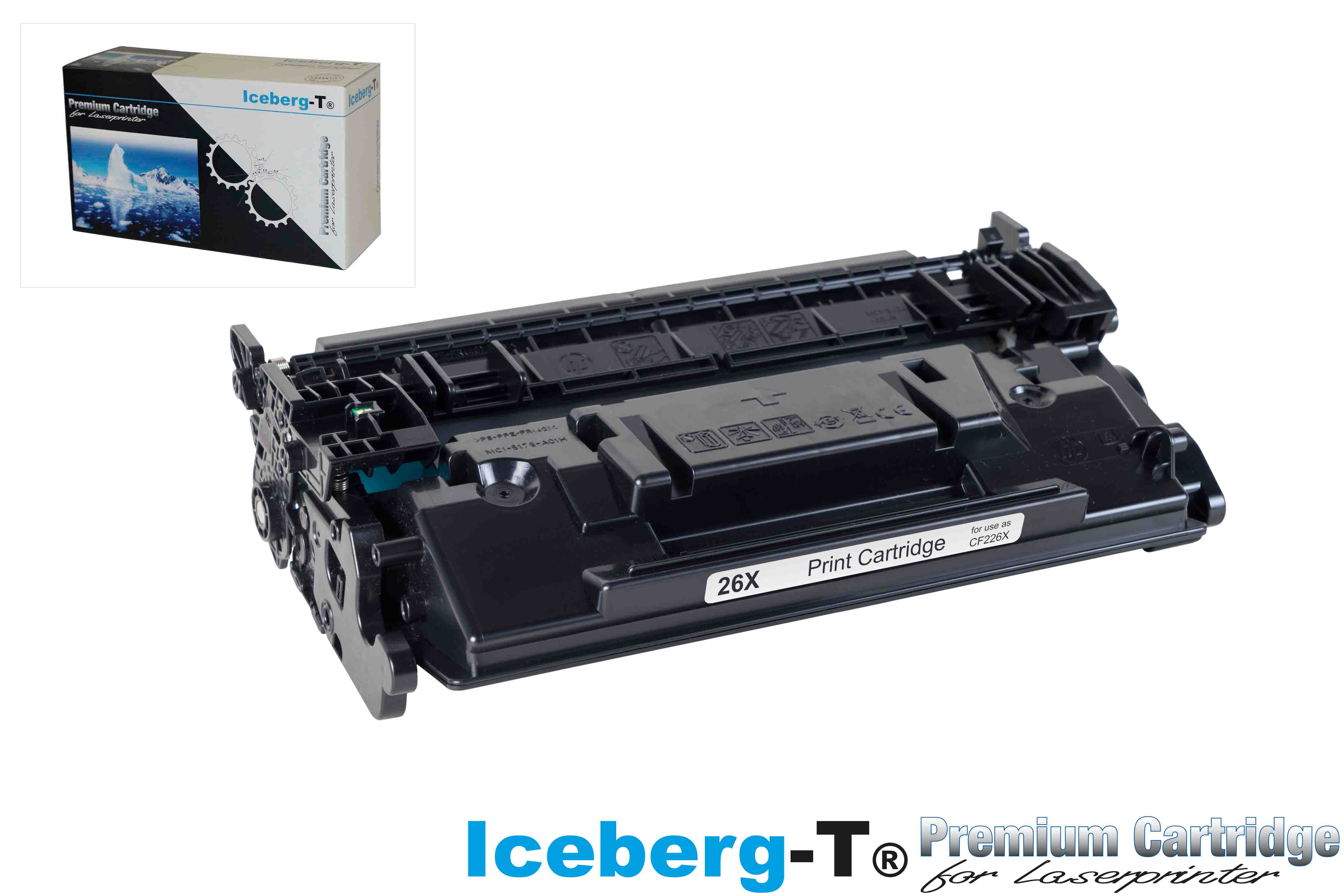 Iceberg-T Toner CF226X 9'000 Seiten, schwarz