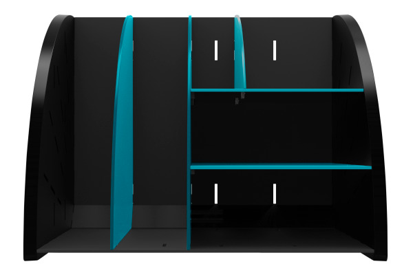 EXACOMPTA Desktop Organizer NEO DECO 394505D schwarz/blaugrün