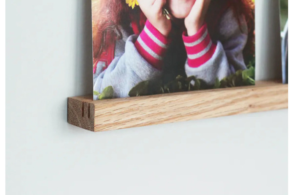 DEBEX Wand-Fotoleiste 50cm DGE201500 Holz Eiche