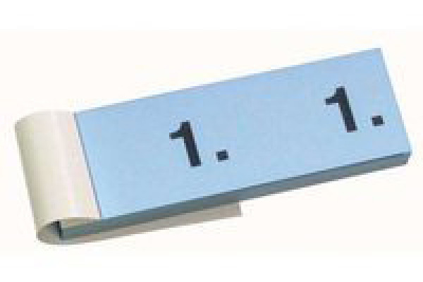 SIMPLEX Garderobenblock Nr. 1-100 13075 blau 100 Blatt