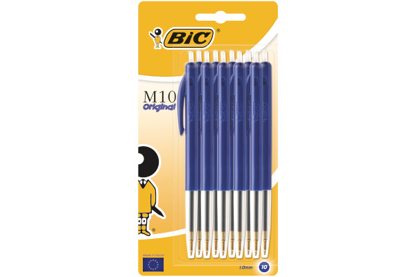 BIC Kugelschreiber M10 8322353 blau, 10 Stück