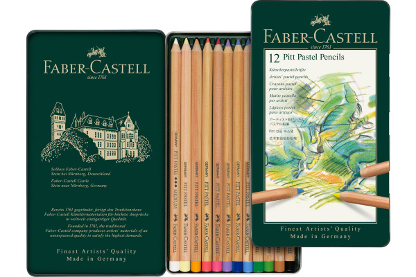 FABER-CA. Farbstift Pitt 112112 12er Metalletui