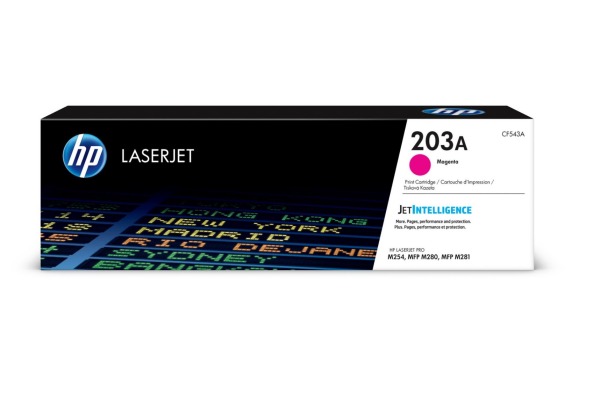 HP Toner-Modul 203A magenta CF543A CLJ Pro M254/MFP M280 1300 S.