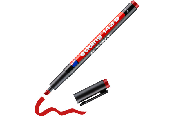 EDDING OHP-Marker permanent B 143-2 rot